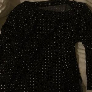 Jasmine and Juliana dotted blouse-L